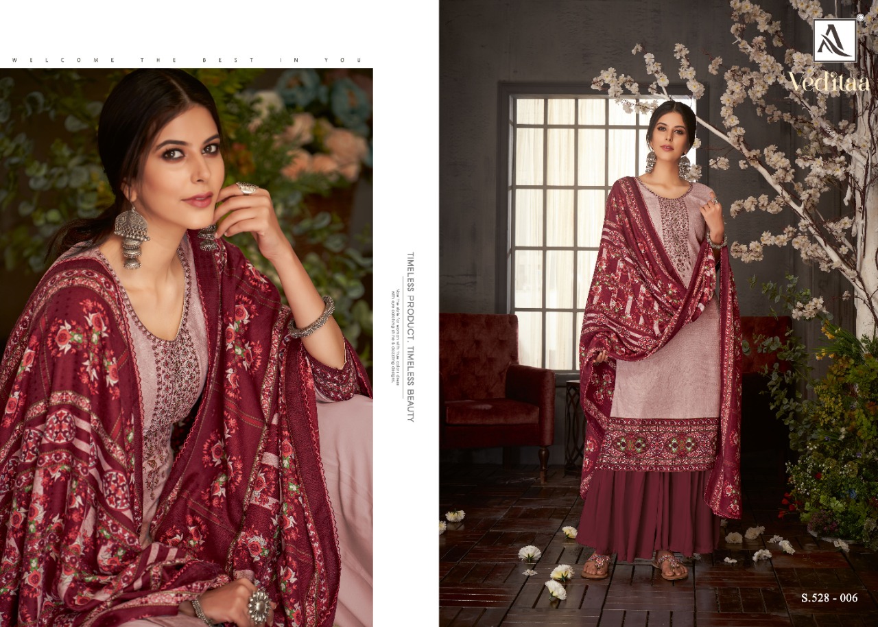 Alok Presents Veditaa Designer Dress Material