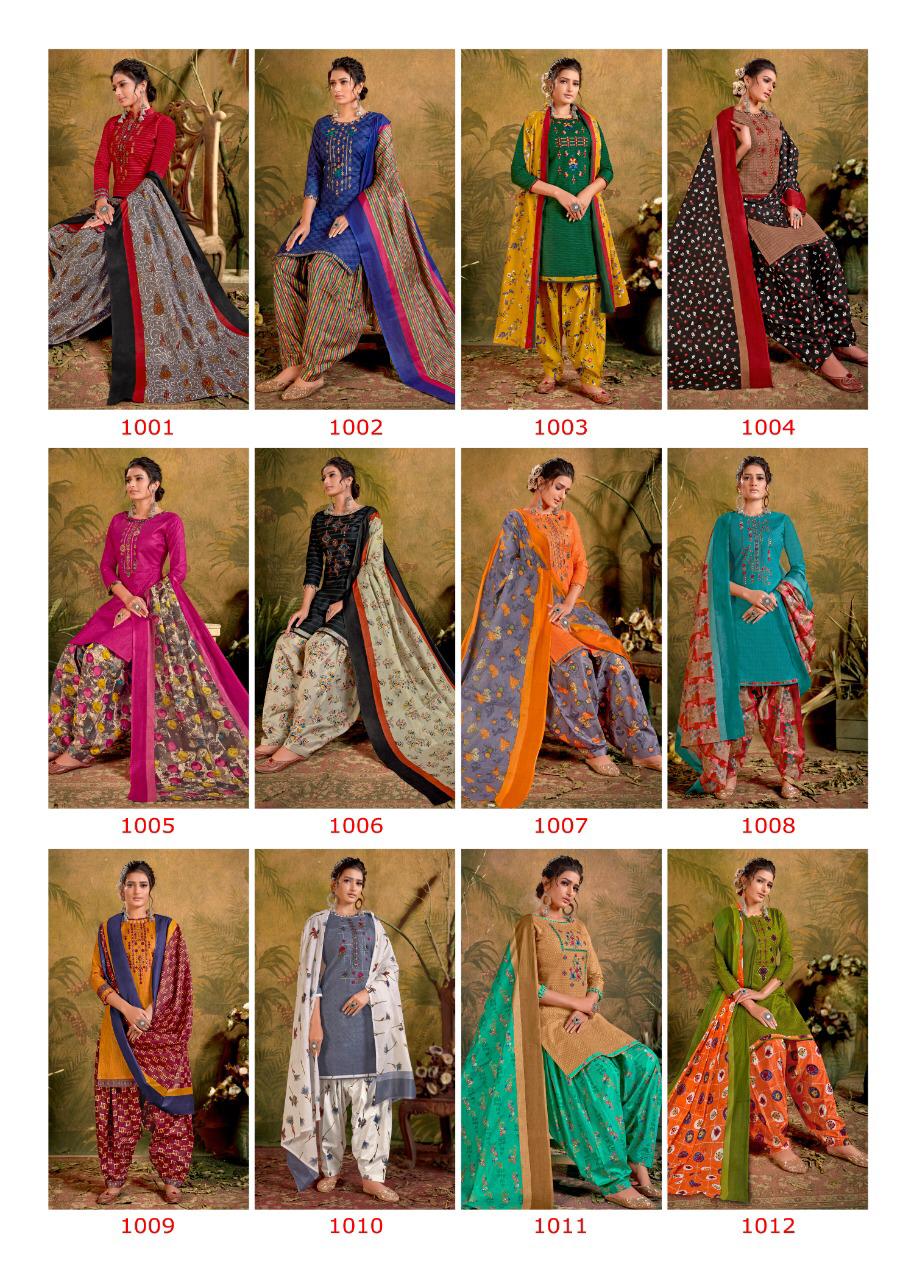 Balaji  Presents Rasberry Patiyalala Vol 5 Dress Material