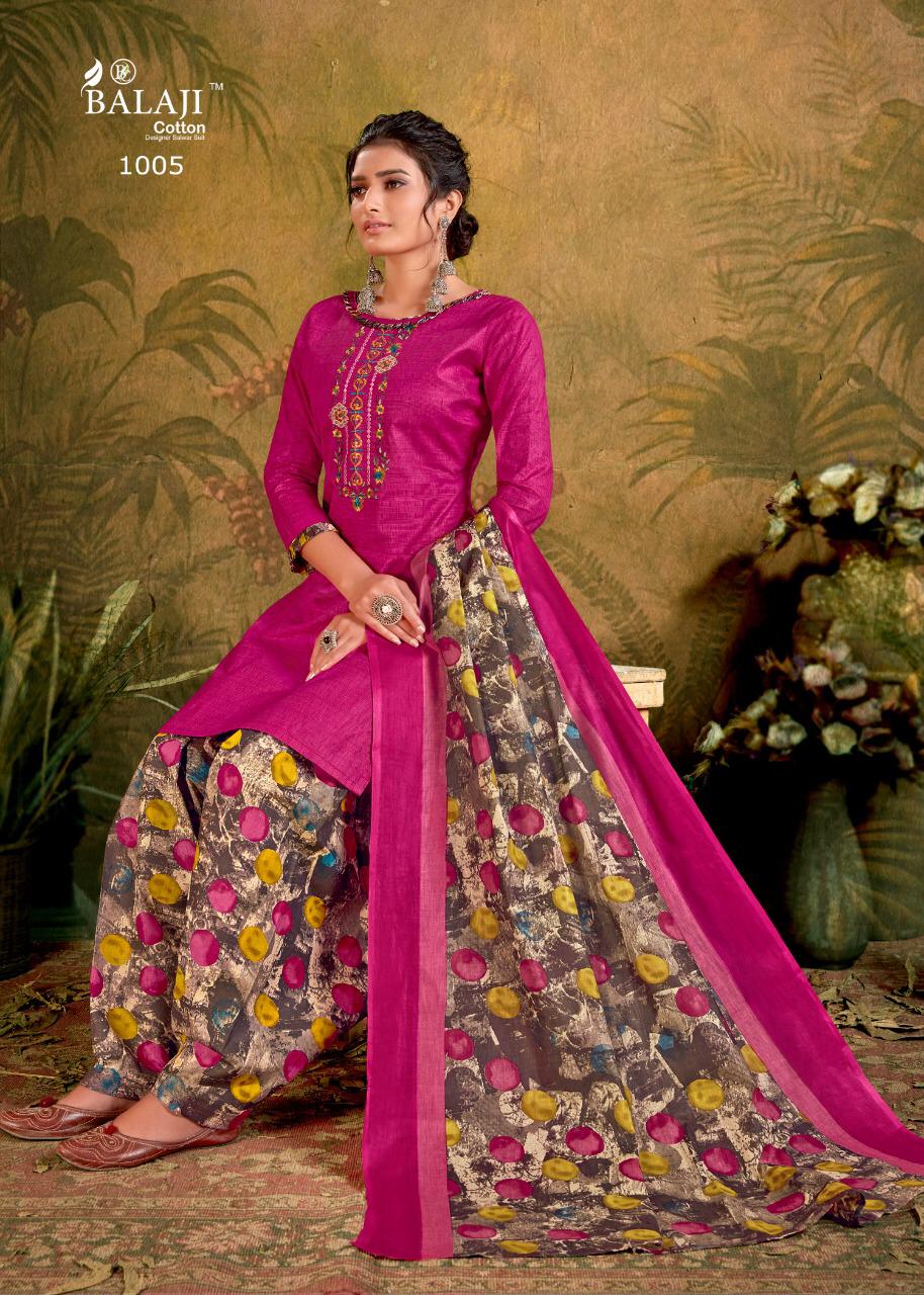 Balaji  Presents Rasberry Patiyalala Vol 5 Dress Material