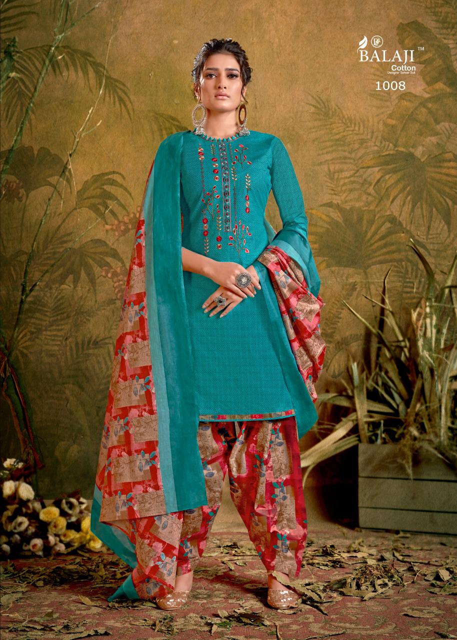 Balaji  Presents Rasberry Patiyalala Vol 5 Dress Material