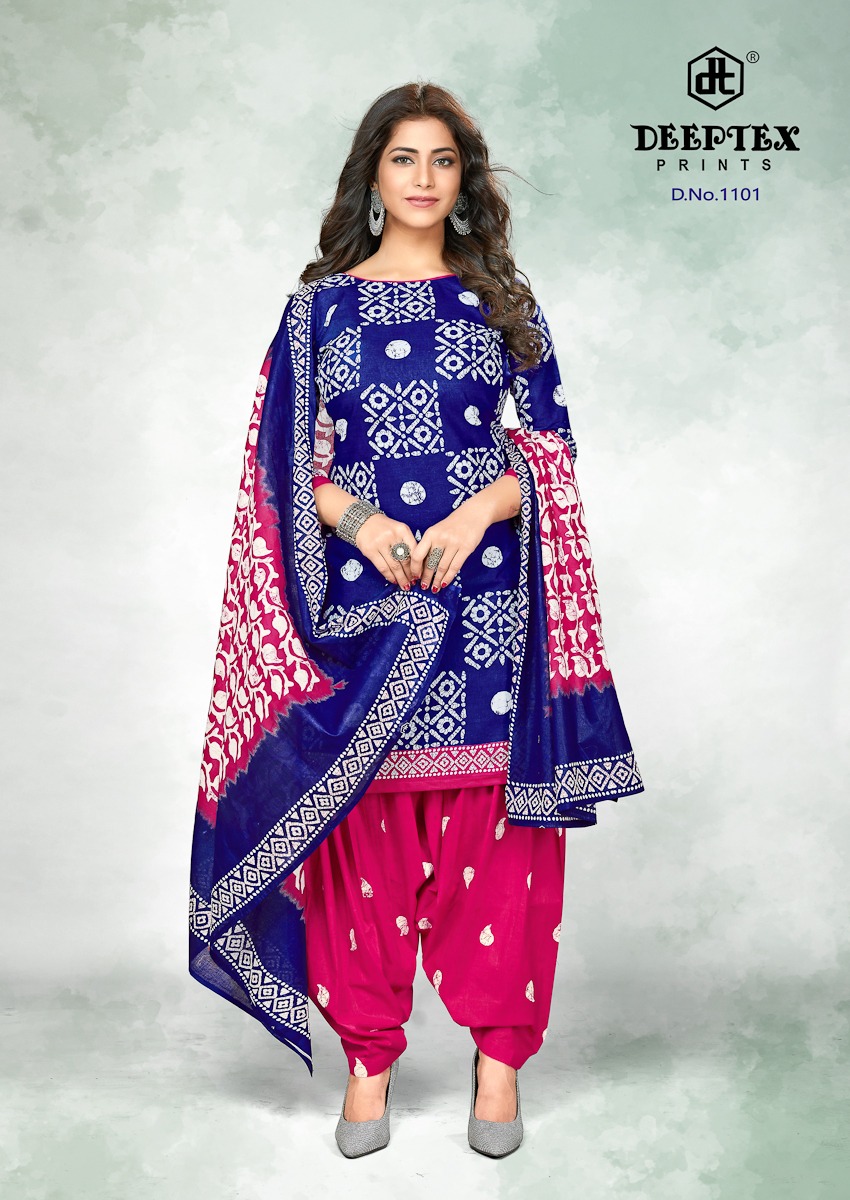 Deeptex Presents Batik Plus Vol 11 Printed  Dress Material