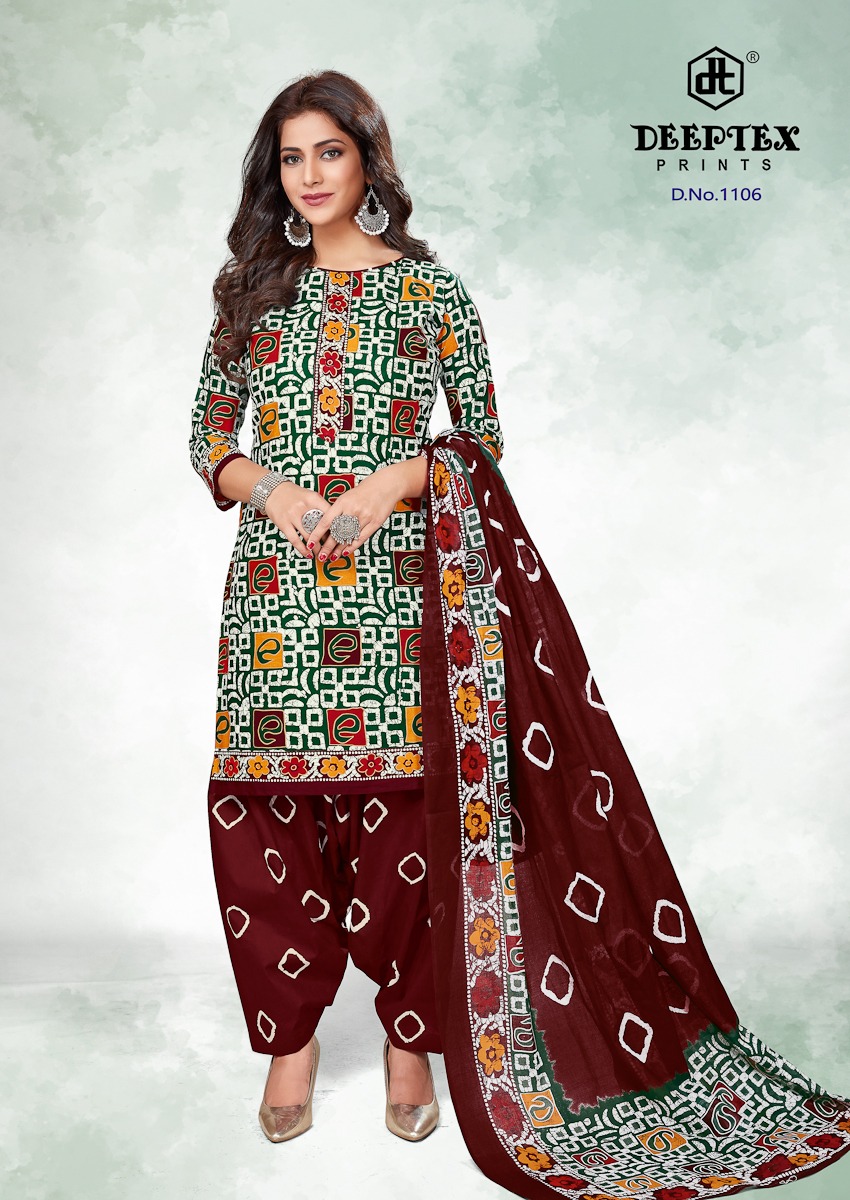 Deeptex Presents Batik Plus Vol 11 Printed  Dress Material