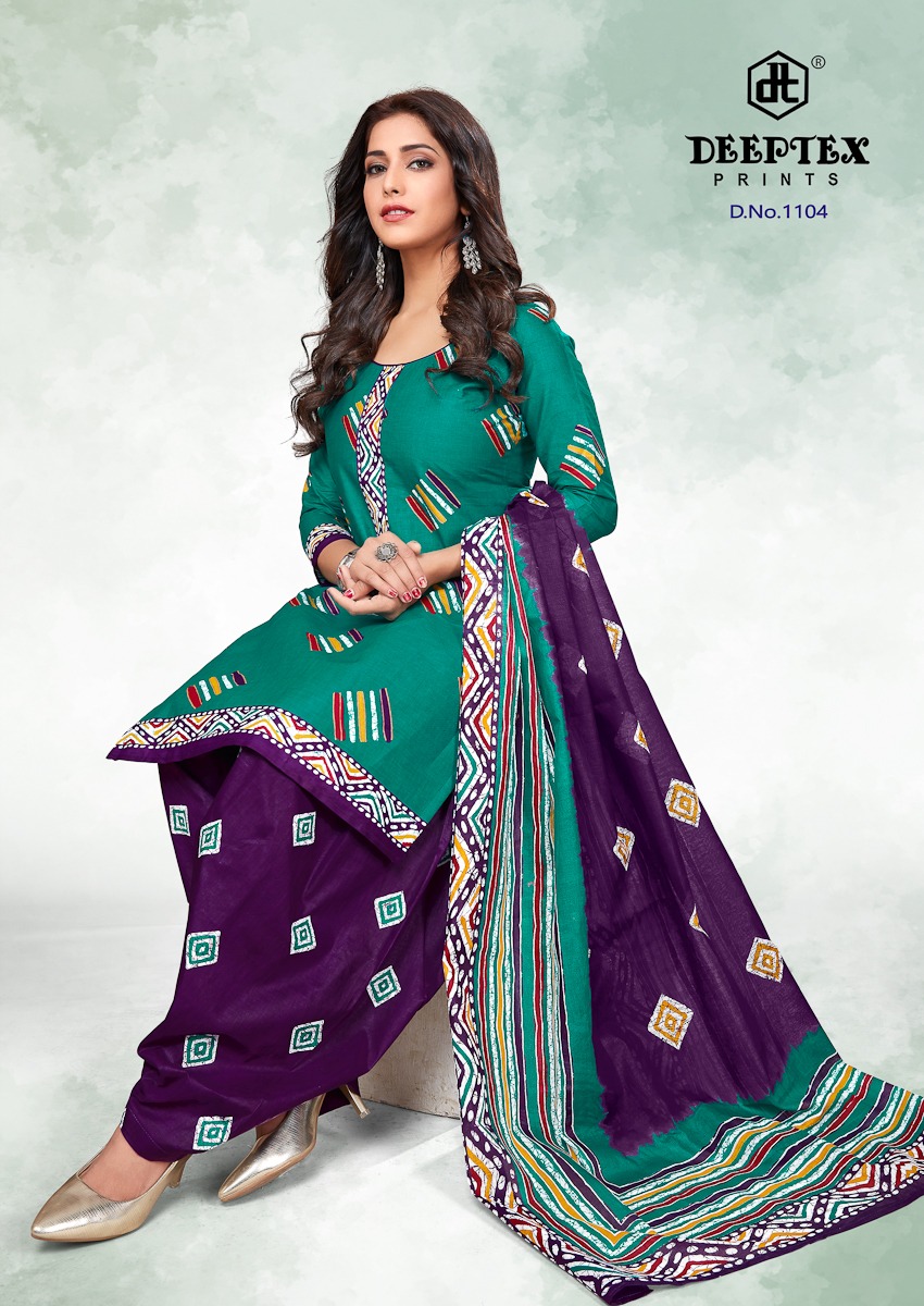 Deeptex Presents Batik Plus Vol 11 Printed  Dress Material