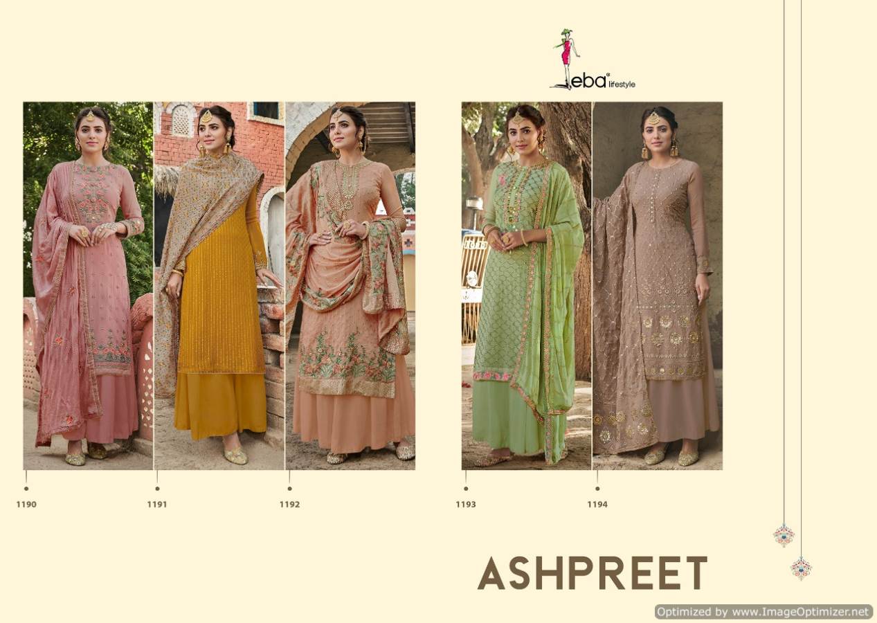 Eba Presents Ashpreet  Designer Salwar Suits