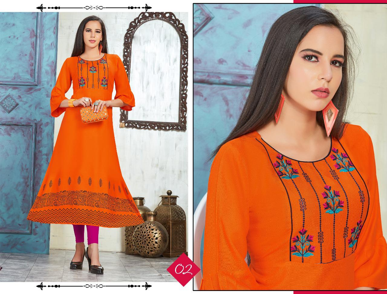 Ft Presents  Saani  Designer Kurti Collection          [8 Pcs Set]