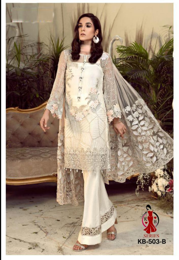 Kb Super Hit 503 Colors Heavy Georgette Designer