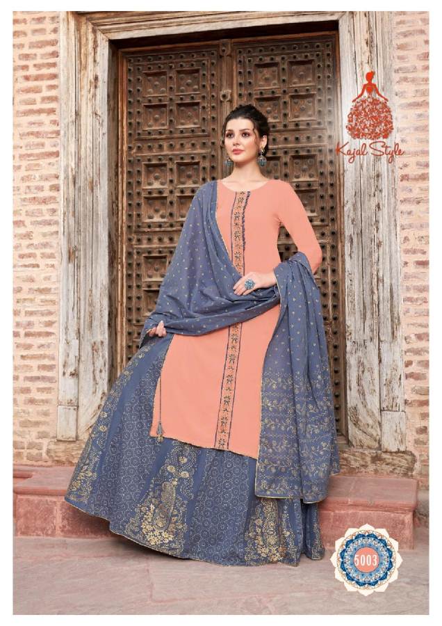 Kajal Style Presents  Gulzar Vol 5 Exclusive Collection Of Ready Made Suits