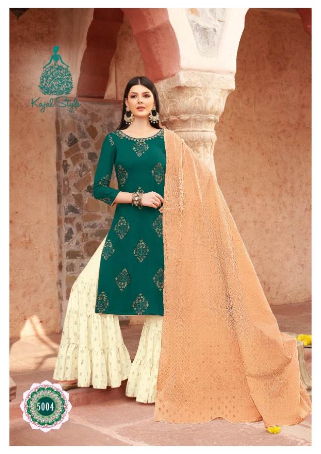 Kajal Style Presents  Gulzar Vol 5 Exclusive Collection Of Ready Made Suits