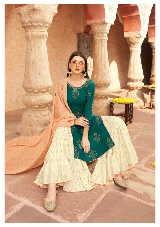 Kajal Style Presents  Gulzar Vol 5 Exclusive Collection Of Ready Made Suits