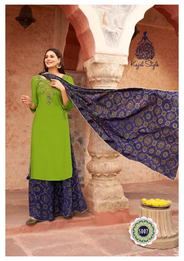 Kajal Style Presents  Gulzar Vol 5 Exclusive Collection Of Ready Made Suits