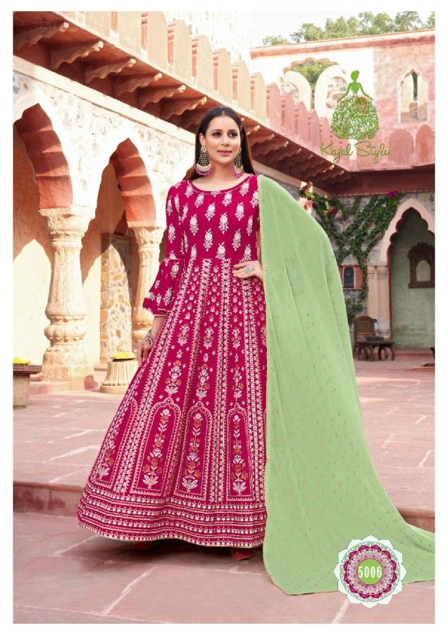 Kajal Style Presents  Gulzar Vol 5 Exclusive Collection Of Ready Made Suits