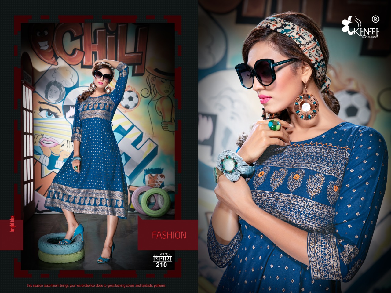 Kinti Presents  Chingari Vol 2 Kurti Collection