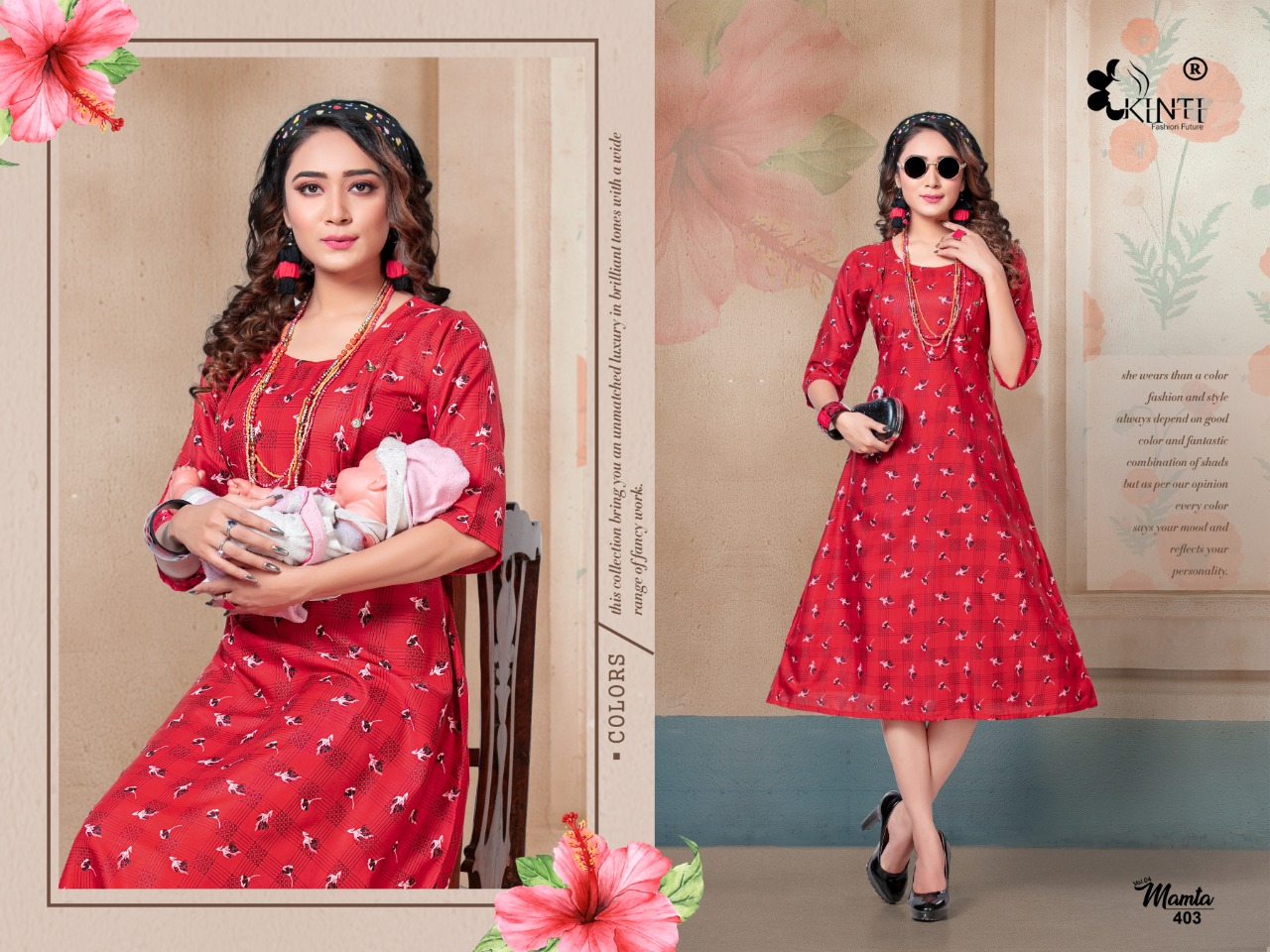 Kinti Presents Mamta Vol 4 Printed Designer Kurti
