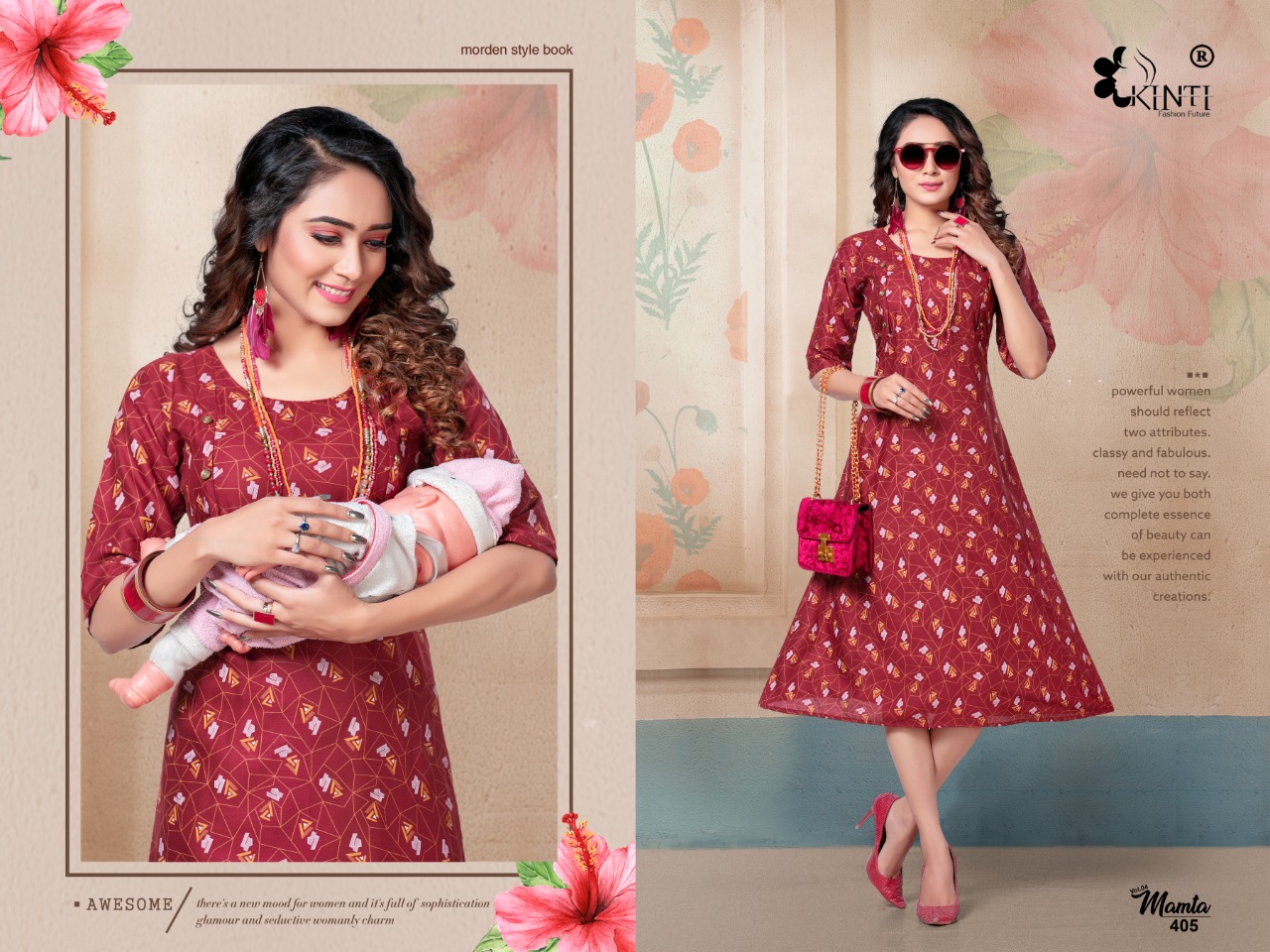Kinti Presents Mamta Vol 4 Printed Designer Kurti