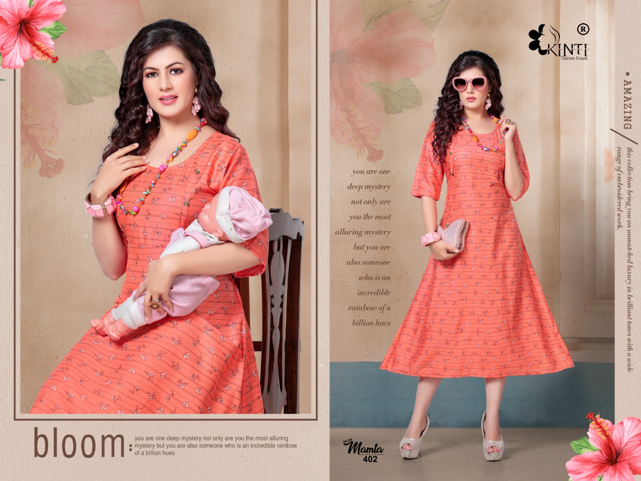 Kinti Presents Mamta Vol 4 Printed Designer Kurti