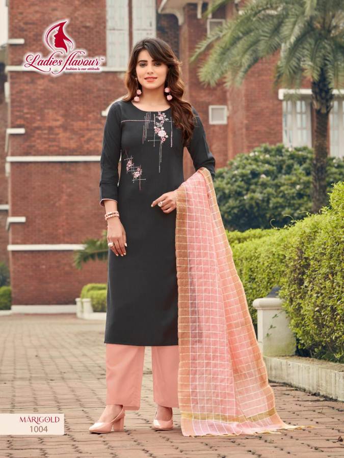 Ladies Flavour Presents  Marigold Designer Ready Made Collection