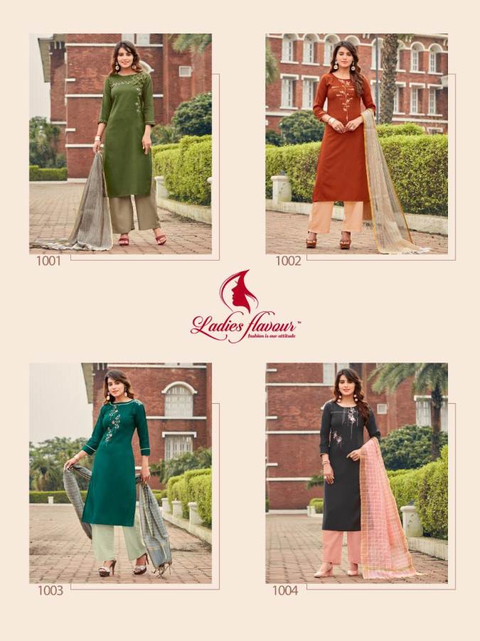 Ladies Flavour Presents  Marigold Designer Ready Made Collection
