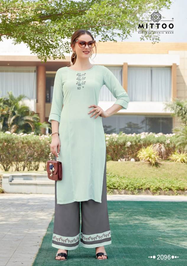 Mittoo Presents  Panghat Vol 15 Casual Wear Kurti With Bottom