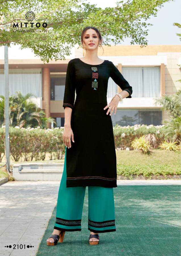 Mittoo Presents  Panghat Vol 15 Casual Wear Kurti With Bottom