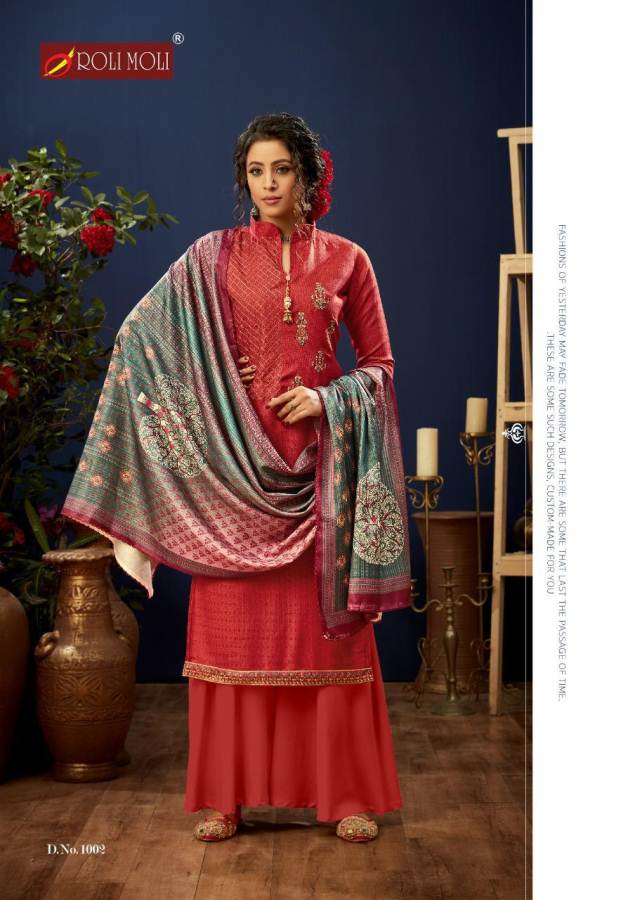 Roli Moli Presents  E Zara Designer Dress Material