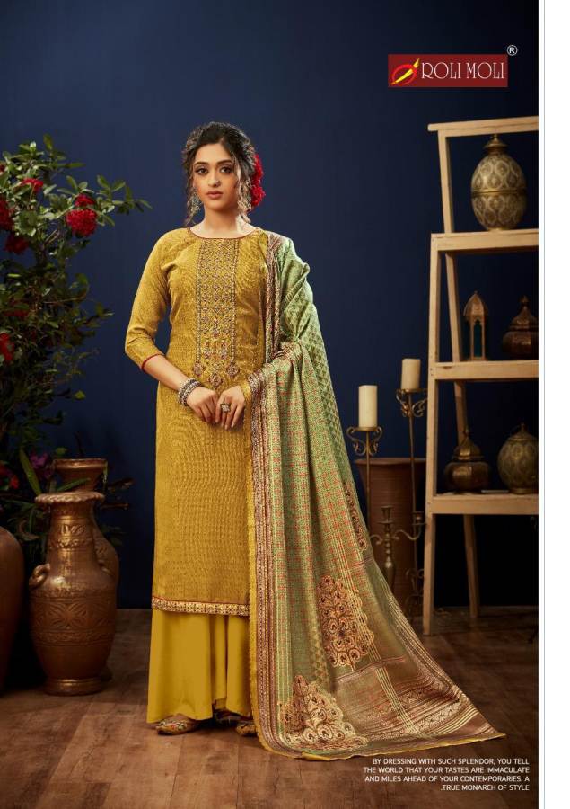 Roli Moli Presents  E Zara Designer Dress Material