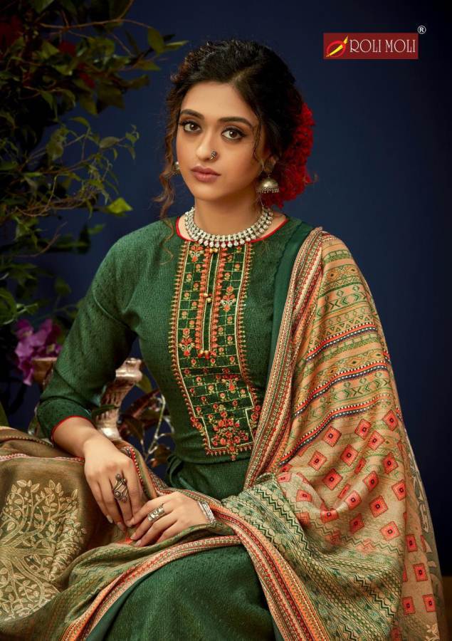 Roli Moli Presents  E Zara Designer Dress Material