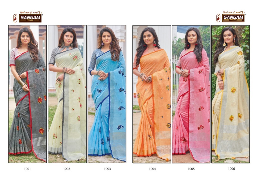 Sangam Presents  Amyra Vol 3 Festive Wear  Saree Collection