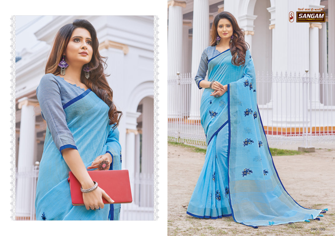 Sangam Presents  Amyra Vol 3 Festive Wear  Saree Collection