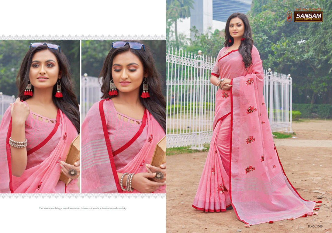 Sangam Presents  Amyra Vol 3 Festive Wear  Saree Collection