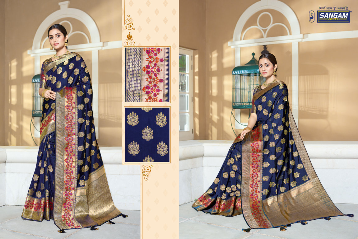 Sangam Presents  Kanshula Festive Wear Saree Collection