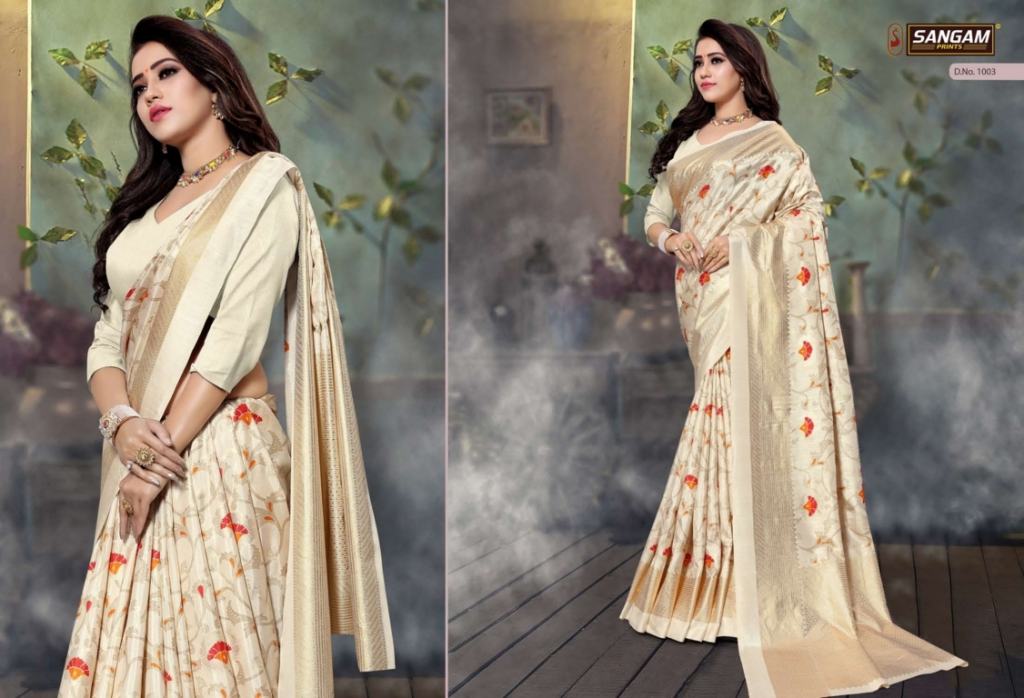 Sangam  Presents Manipuri Designer Saree Collection