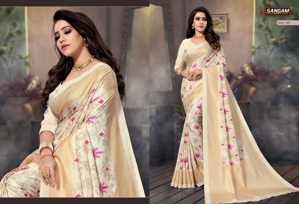 Sangam  Presents Manipuri Designer Saree Collection