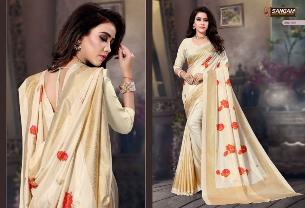 Sangam  Presents Manipuri Designer Saree Collection