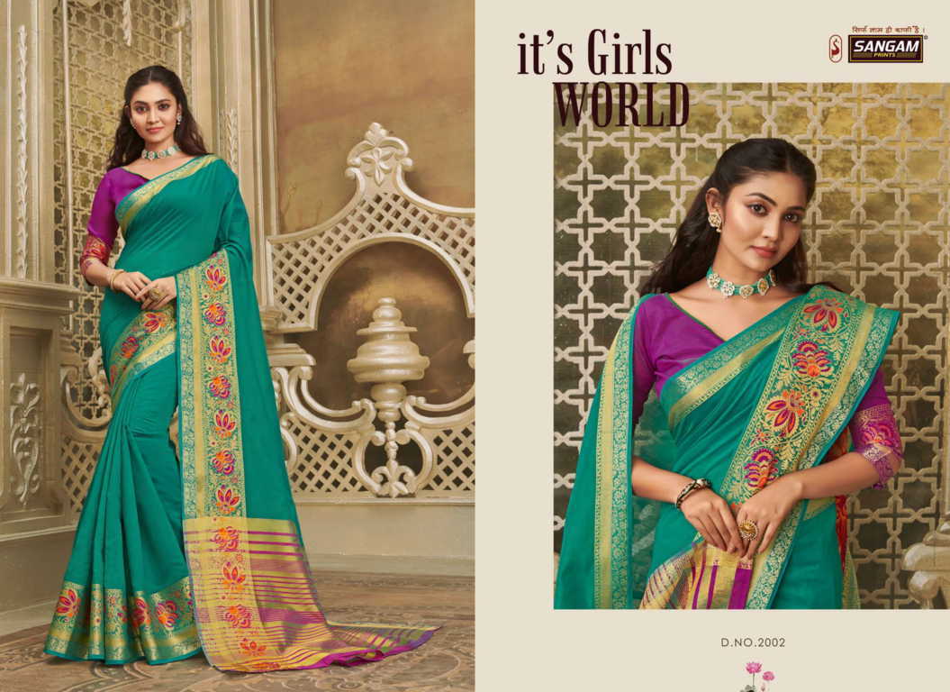 Sangam Presents  Mysore Silk Designer Sarees Collection