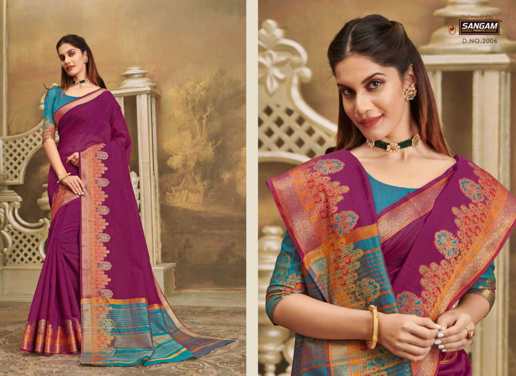 Sangam Presents  Mysore Silk Designer Sarees Collection