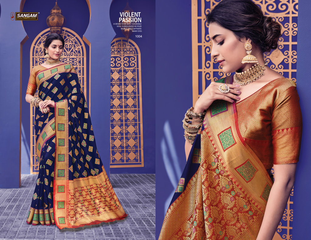 Sangam Presents  Premlata Designer Saree Collection