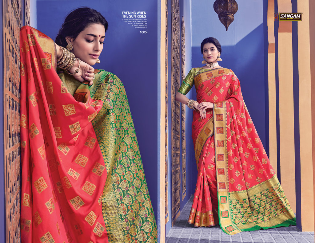 Sangam Presents  Premlata Designer Saree Collection