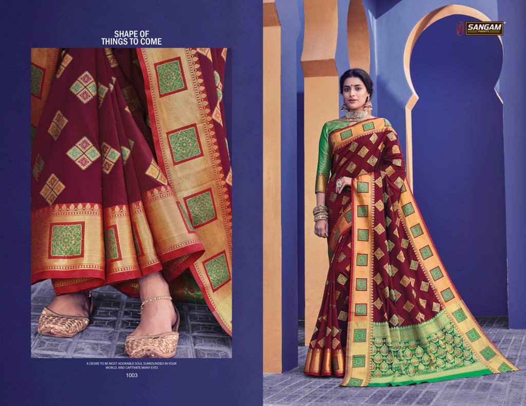 Sangam Presents  Premlata Designer Saree Collection