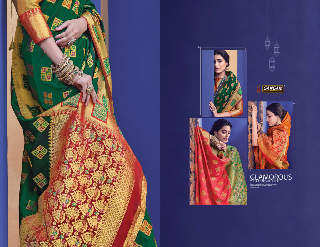 Sangam Presents  Premlata Designer Saree Collection