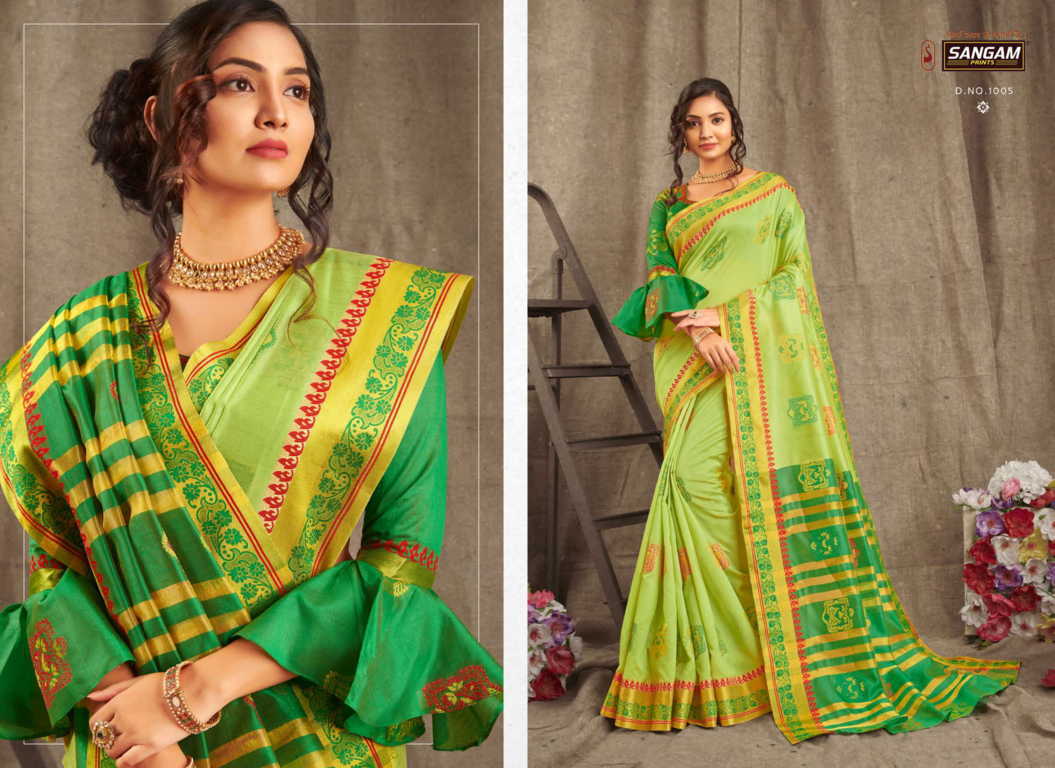 Sangam Presents  Vatshalya  Festive Wear Saree Collection