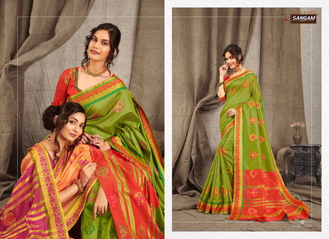 Sangam Presents  Vatshalya  Festive Wear Saree Collection