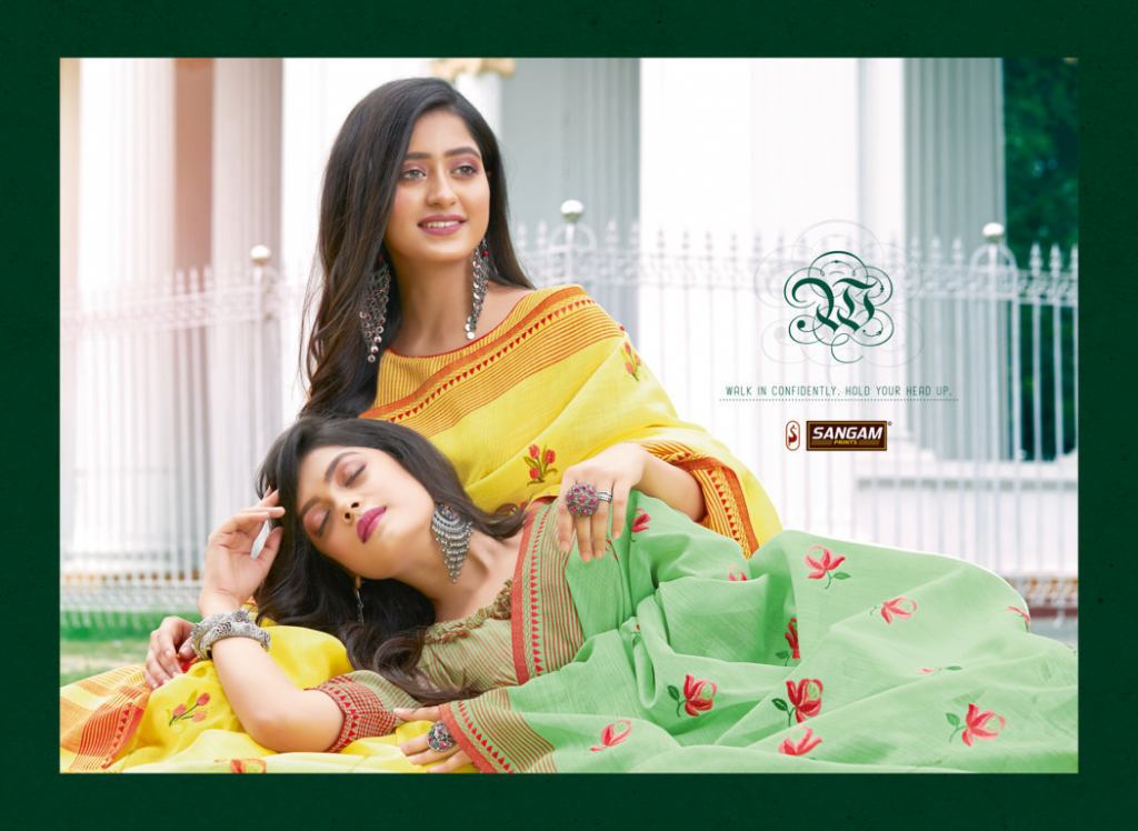 Sangam Presents Akira Casual Wear Saree Collection