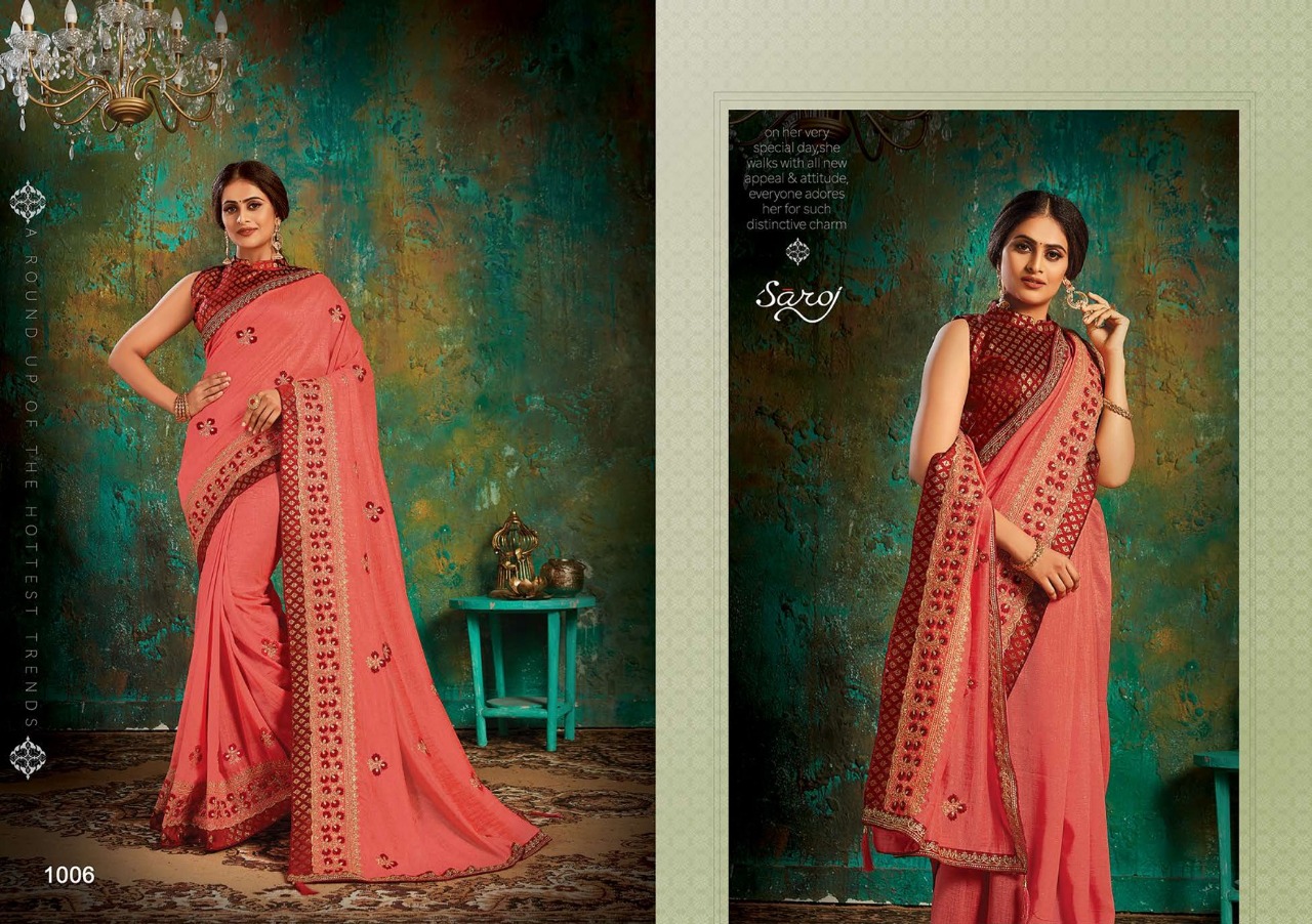 Saroj Presents Anushka Exclusive  Sarees Collection