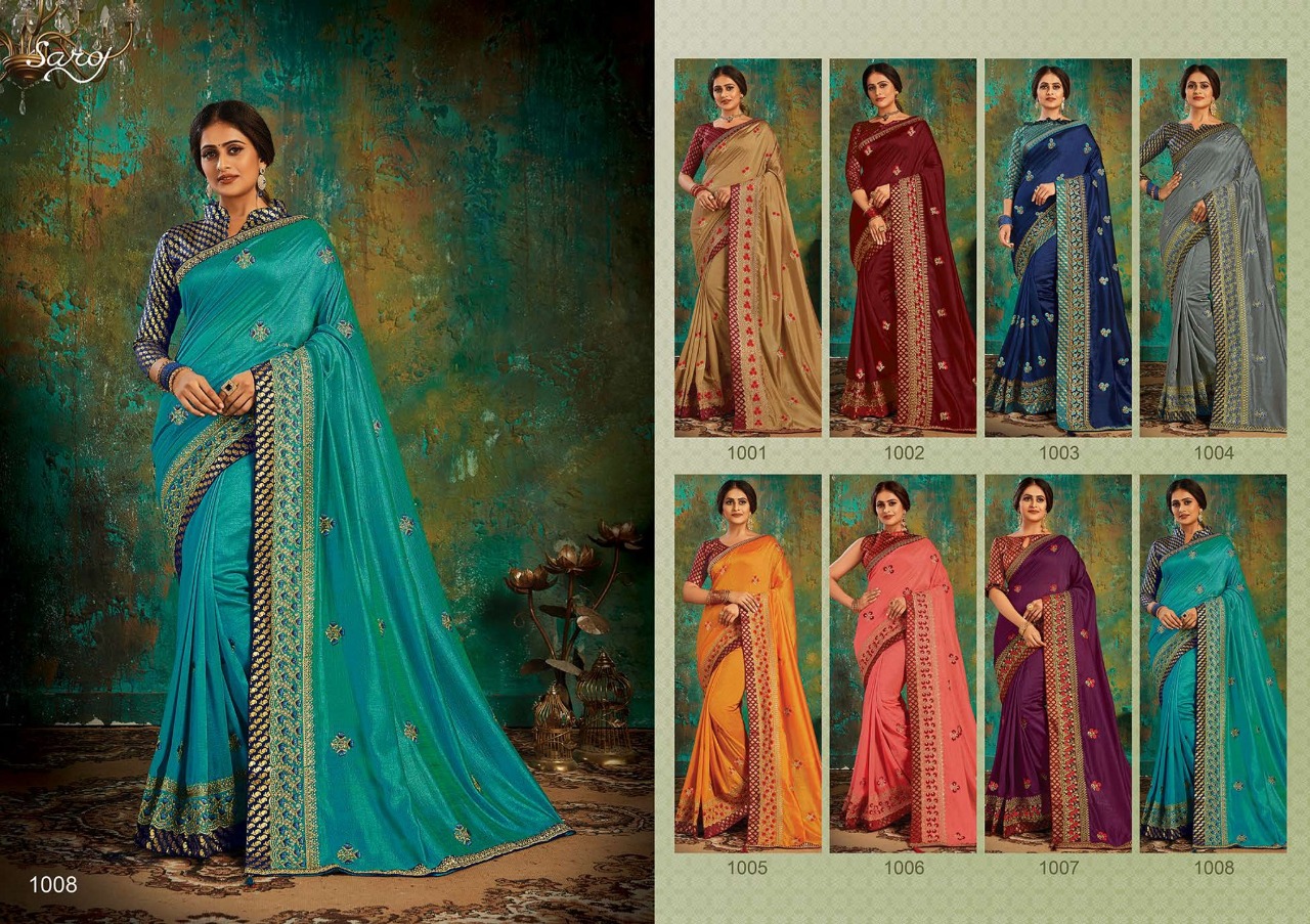 Saroj Presents Anushka Exclusive  Sarees Collection