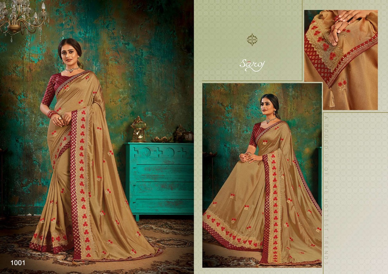 Saroj Presents Anushka Exclusive  Sarees Collection