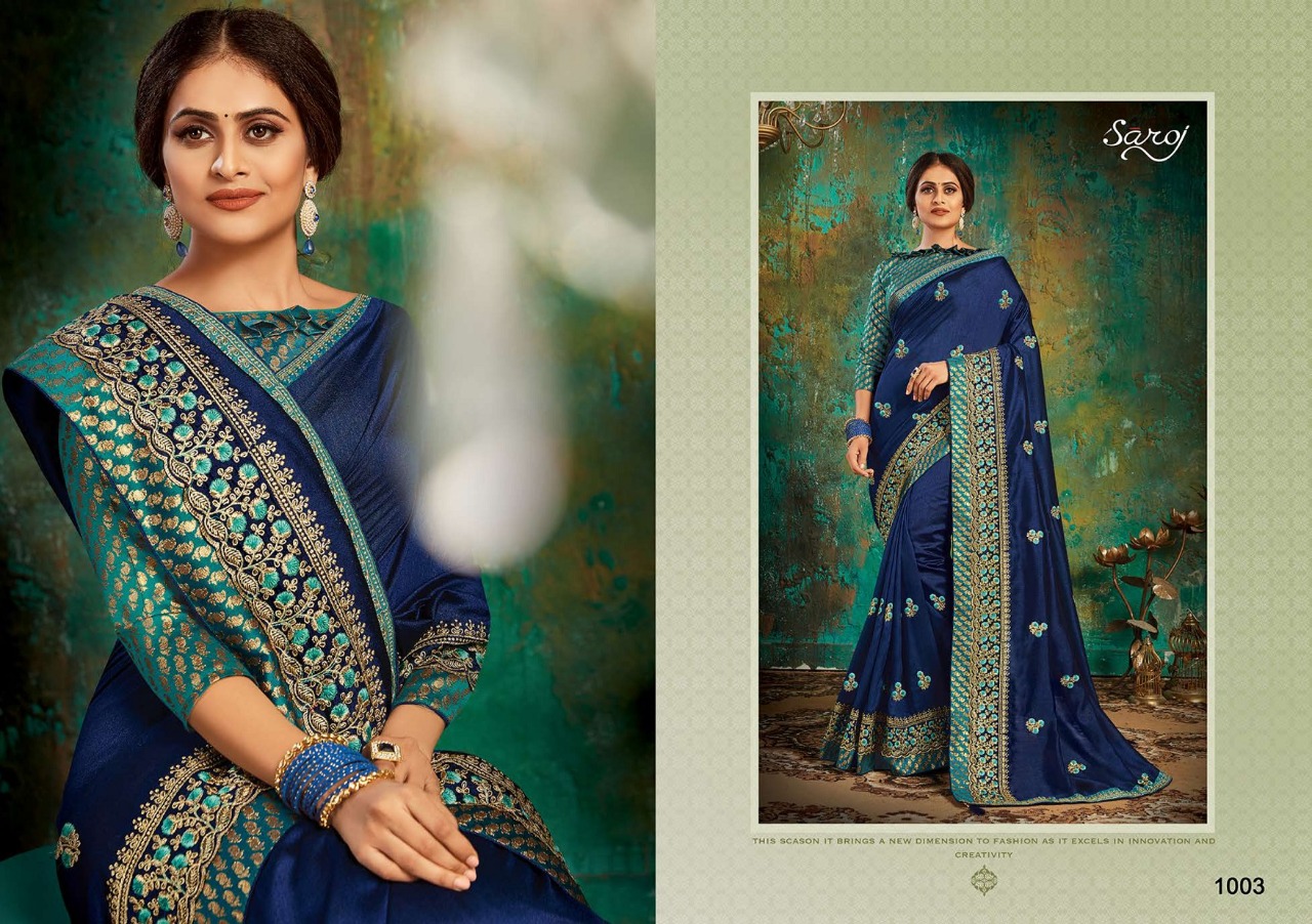Saroj Presents Anushka Exclusive  Sarees Collection