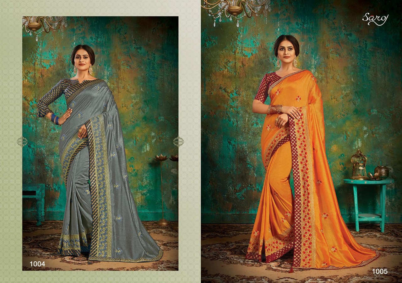 Saroj Presents Anushka Exclusive  Sarees Collection