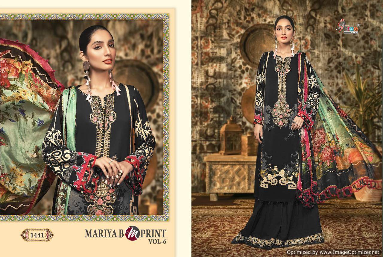 Shree Presents  Mariya B M Print  Vol 6  Pakistani Salwar Suits
