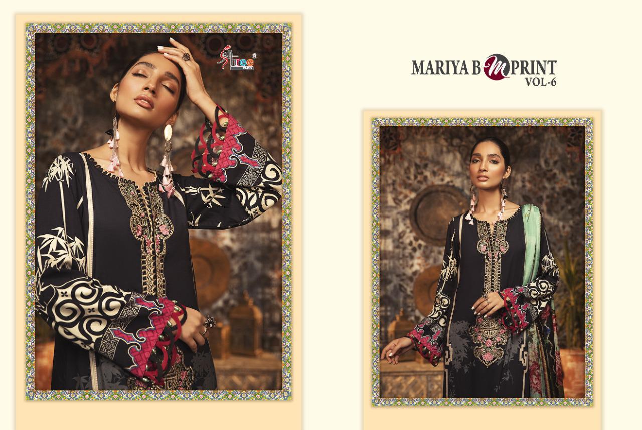Shree Presents  Mariya B M Print  Vol 6  Pakistani Salwar Suits