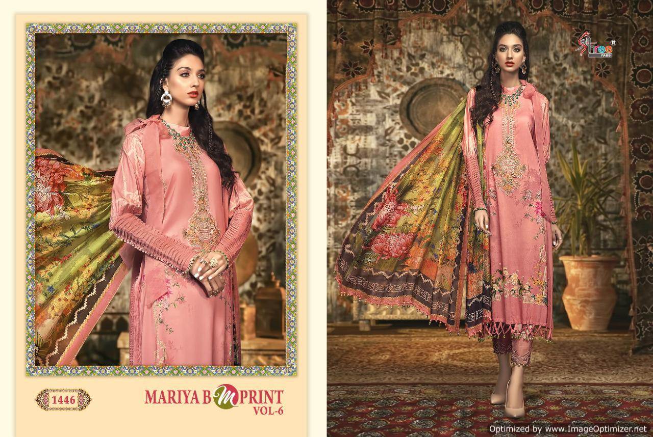 Shree Presents  Mariya B M Print  Vol 6  Pakistani Salwar Suits